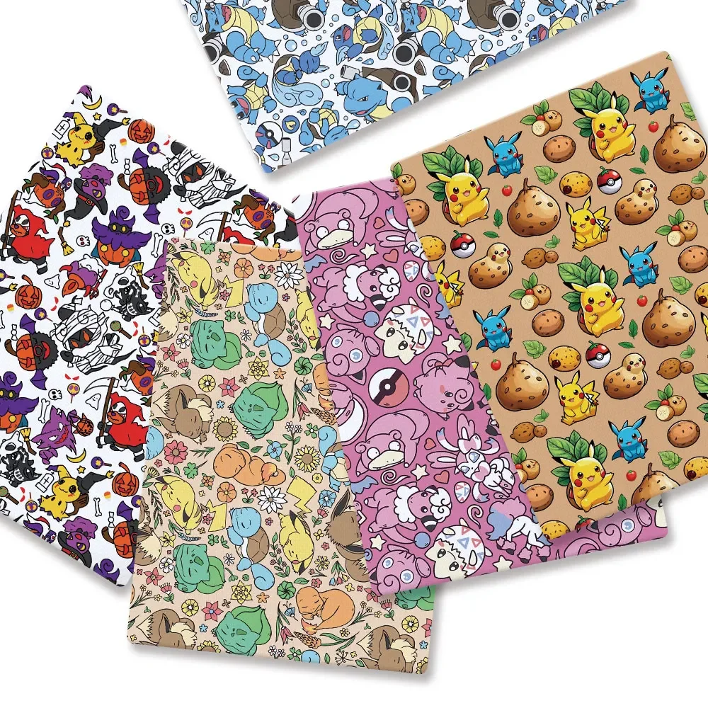 Baby Clothing Japan - Pokemon Cartoon Fabric140*50cm Handgemachte Nähen Patchwork