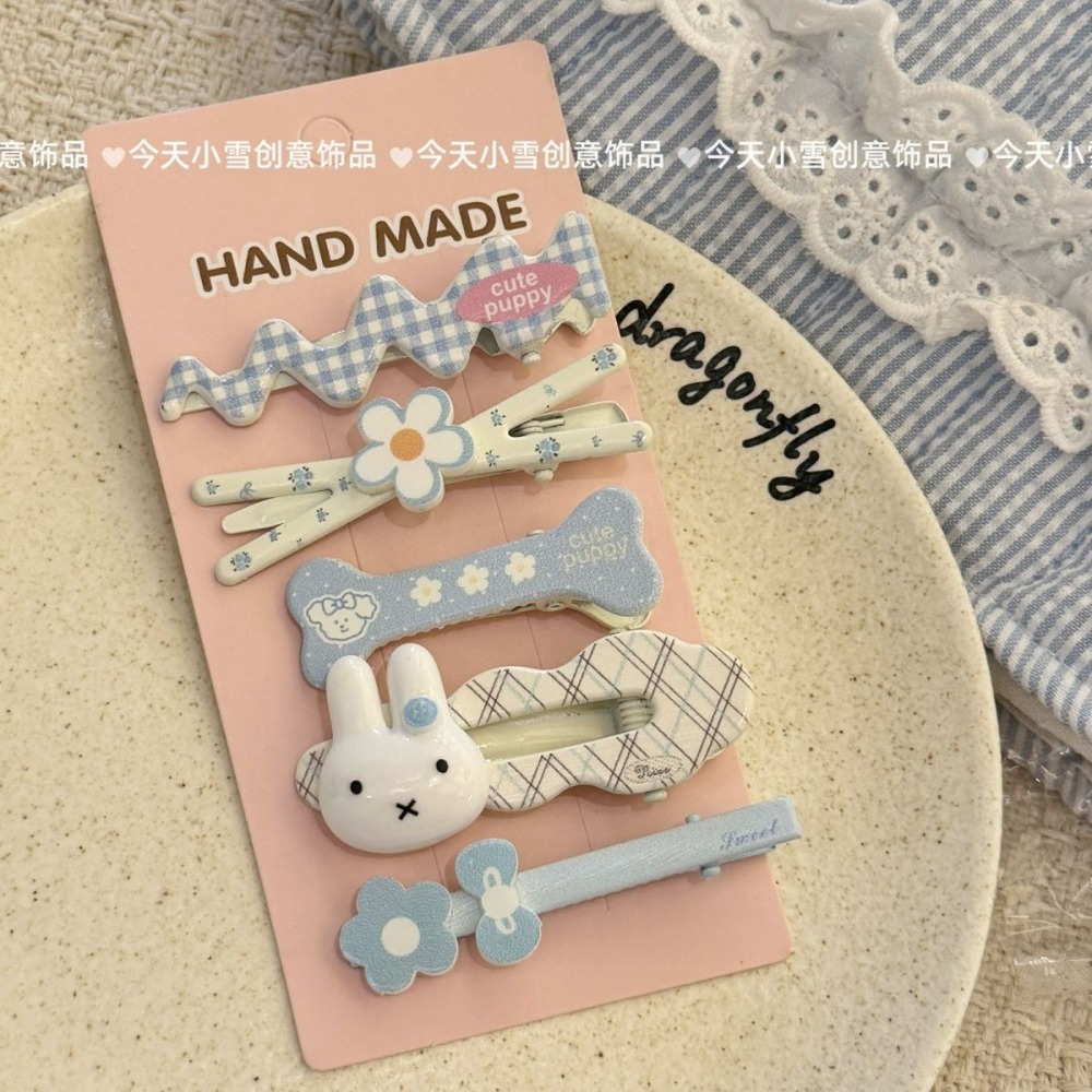 Baby Clothing Japan - 5 Stück Miffy Haarspangen, Niedliche Baby-Seitenpony-Clips,