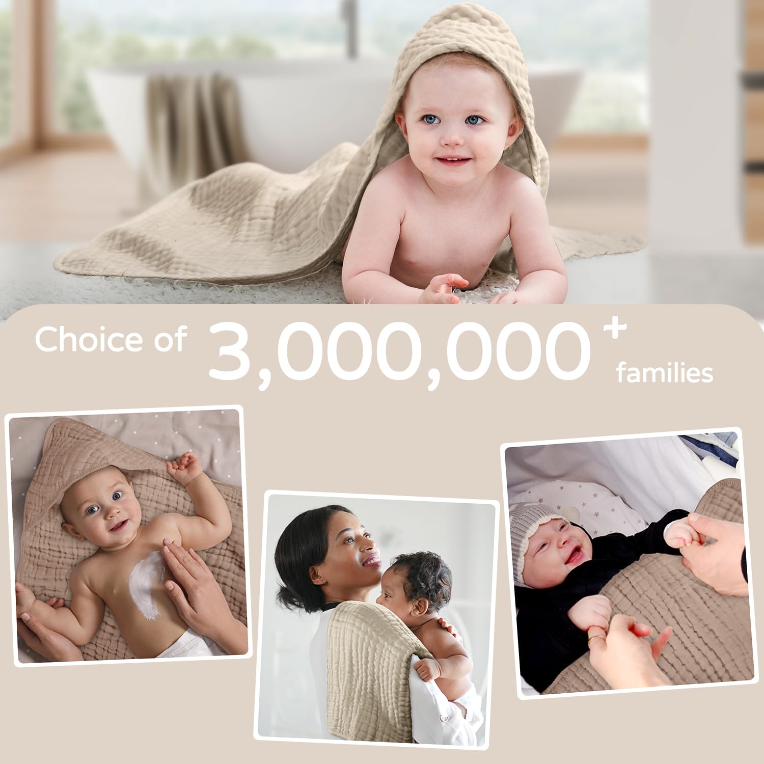 Musselin-Babyhandtücher mit Ka – Baby Clothing Essentials Bewertung und Preis