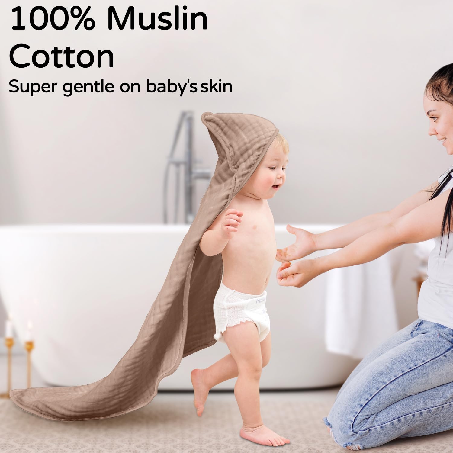 Musselin-Babyhandtücher mit Ka – Baby Clothing Essentials Bewertung und Preis