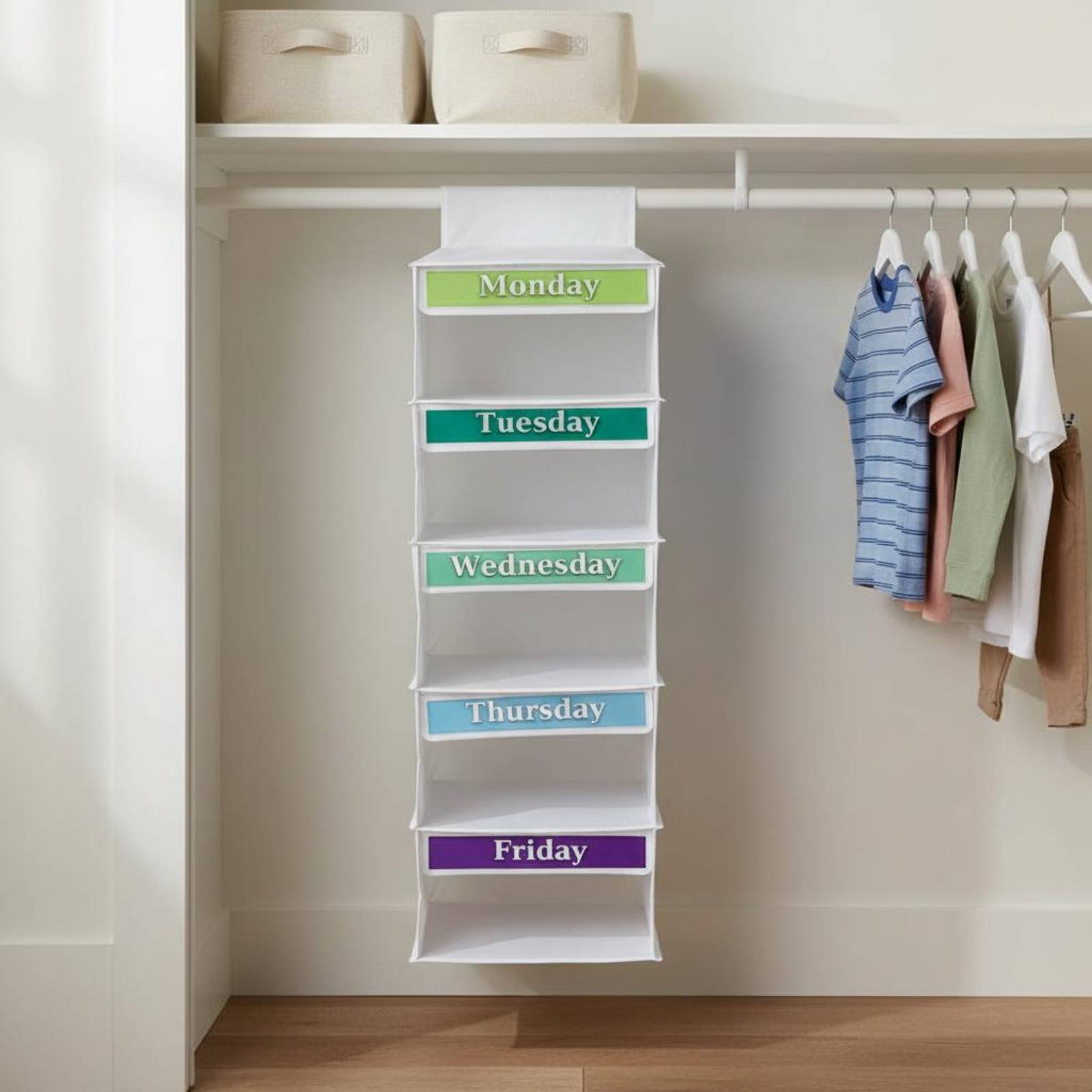 7-stöckige Hängeaufbewahrungst – Baby Clothing Organizer Bewertung und Preis